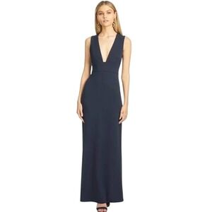 Sachin‎ & Babi NWT Loretta Gown in Navy Size 16W MSRP $285